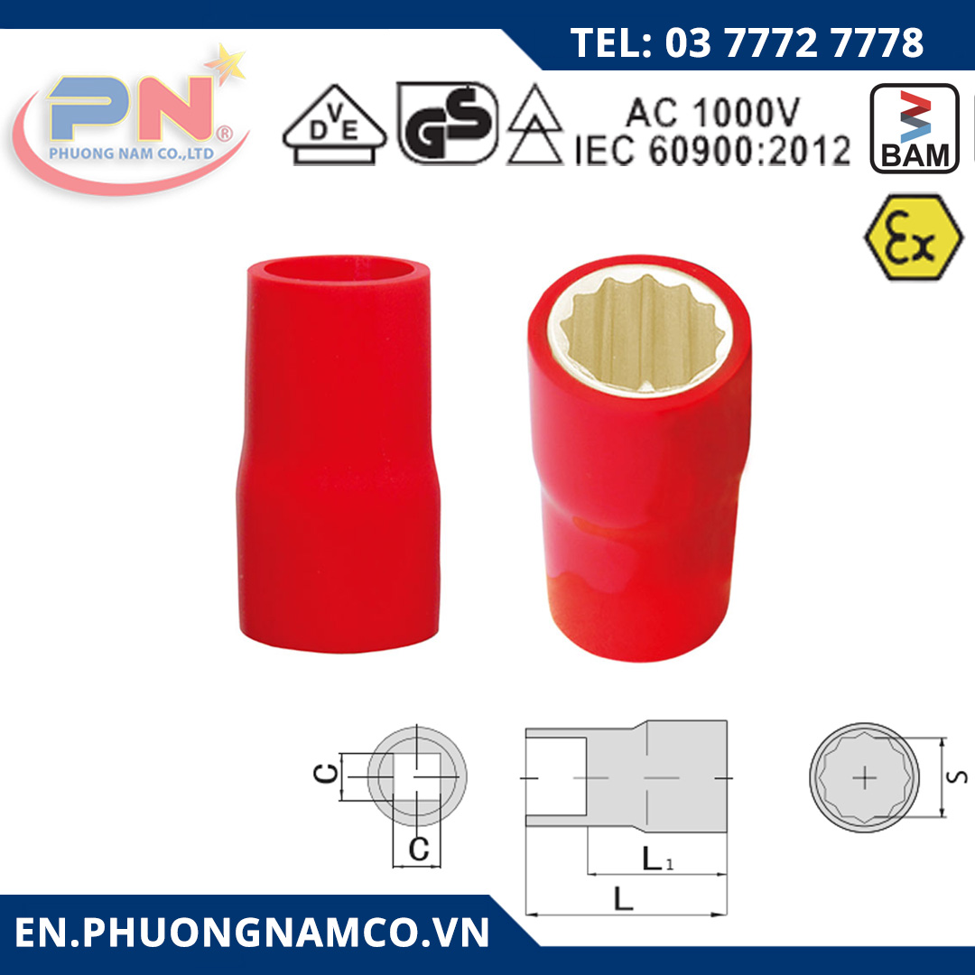 Insulated Socket (C=3/8) INA6301A