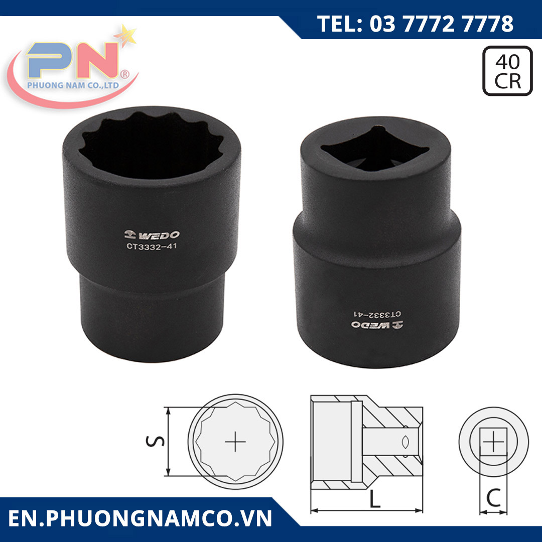 1'' Dr Socket CT3332