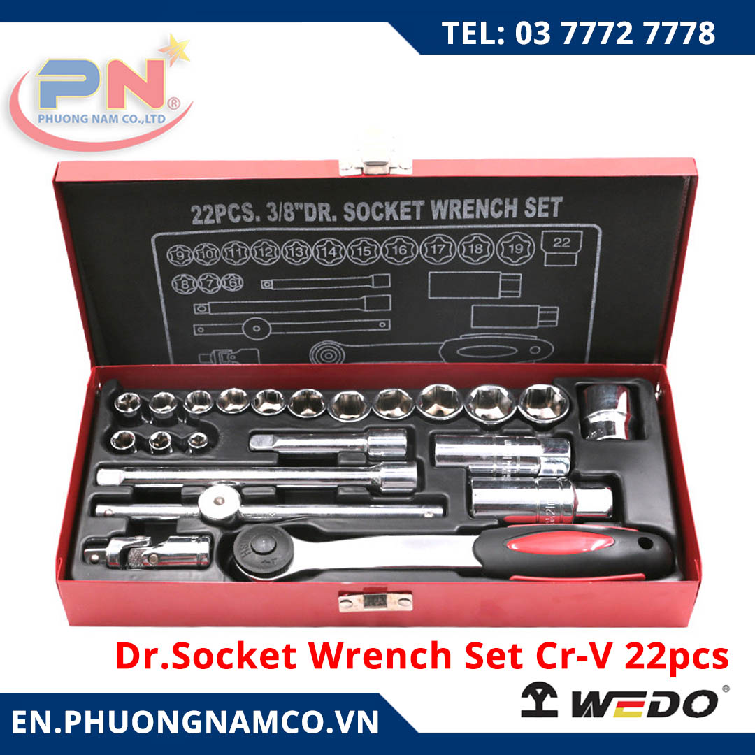 Dr.Socket Wrench Set Cr-V