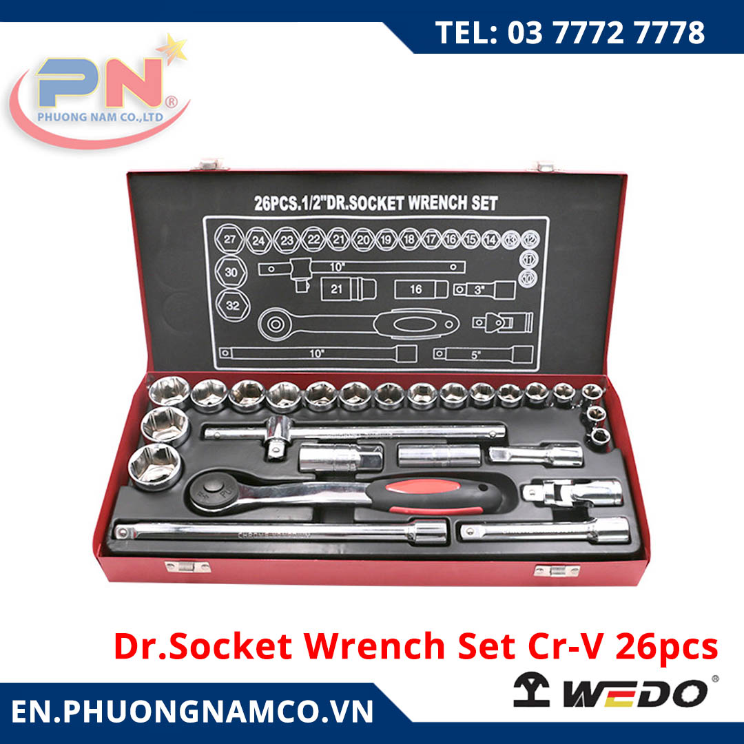 Dr.Socket Wrench Set Cr-V