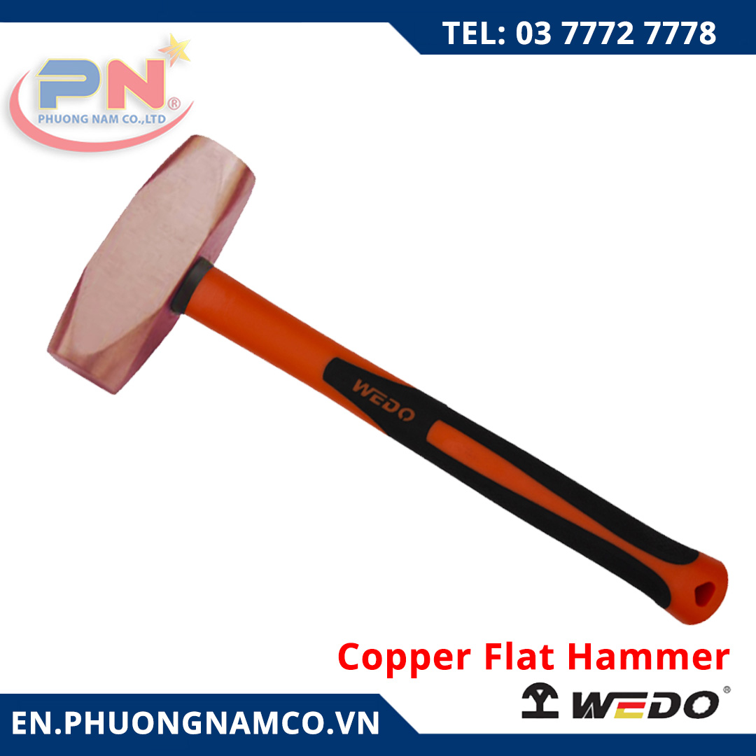 Copper Flat Hammer ( Euro Type )