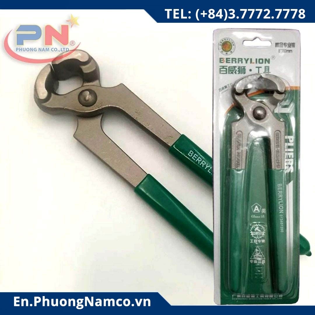 BERRYION Carpenter Pincer Pliers 8"-200mm