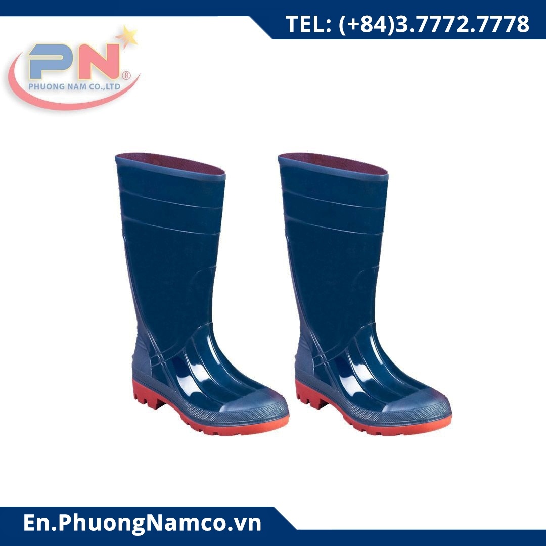 THUY DUONG PVC Iron Toe Work Boots