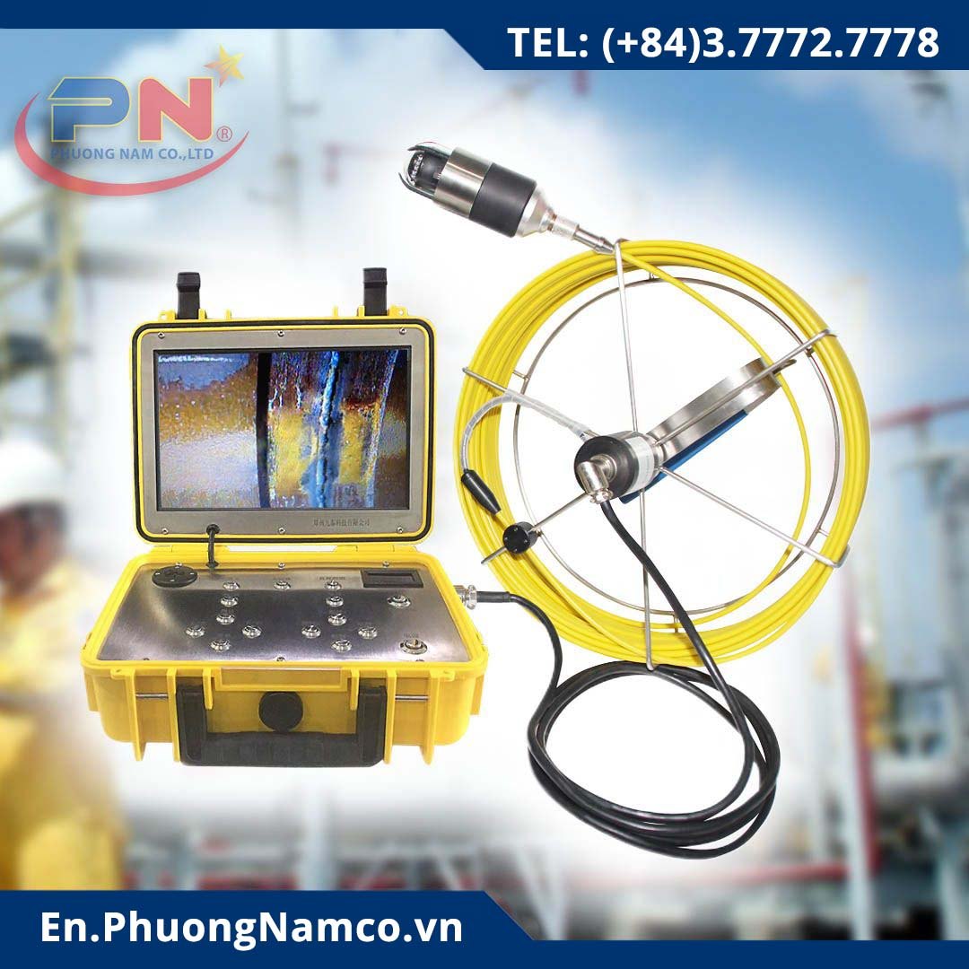 GT180 Pipe Pipeline Inspection Camera, Drain Sewer Industrial Endoscope Waterproof IP68 Snake Video System with 10 Inch LCD