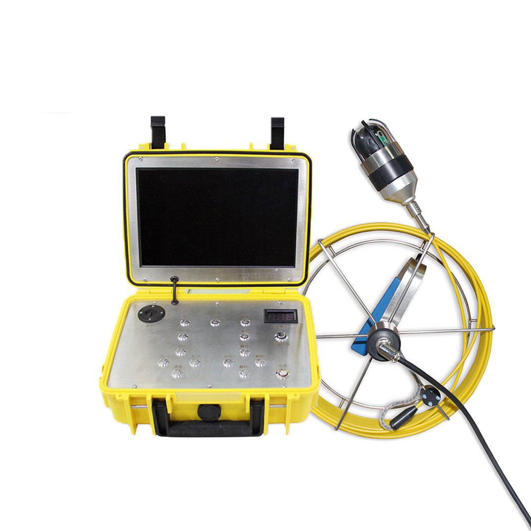 GT180 Pipe Pipeline Inspection Camera, Drain Sewer Industrial Endoscope Waterproof IP68 Snake Video System with 10 Inch LCD