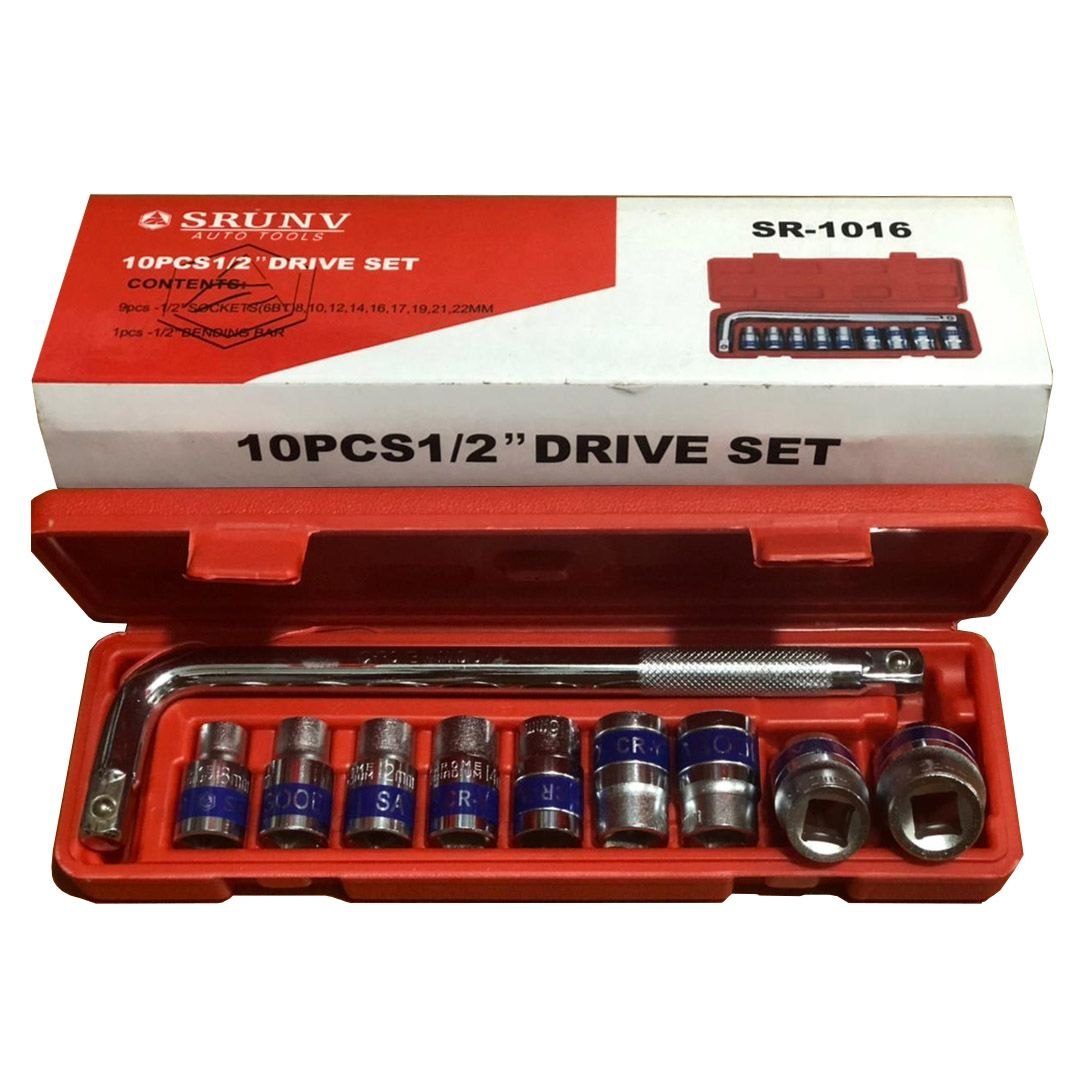 SRUNV L Wrench Socket Set 10pcs