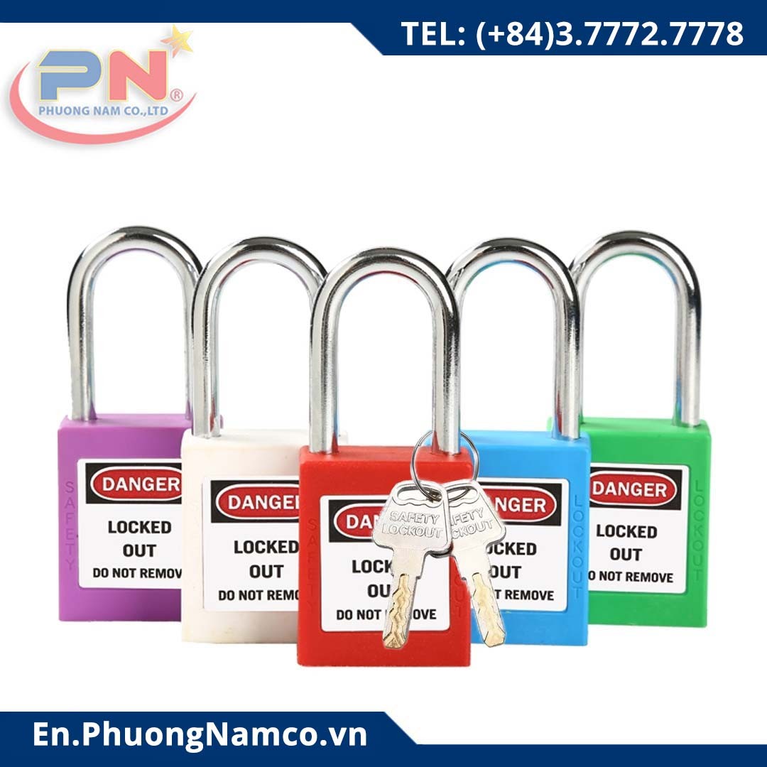 Safety Padlock With Master Keyed - Steel Shackle 38mm