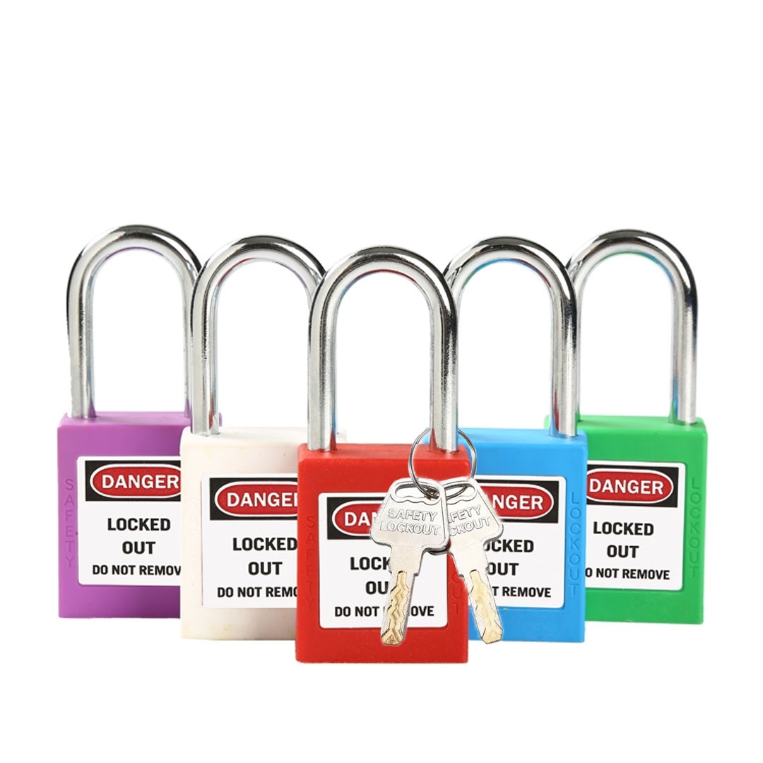 Safety Padlock With Master Keyed - Steel Shackle 38mm