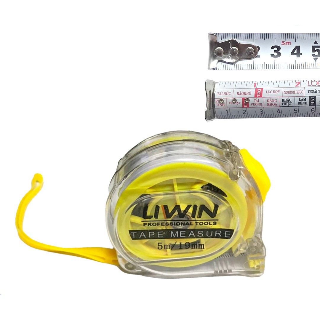 Liwin Tape Measure 5m/19mm 2 Side