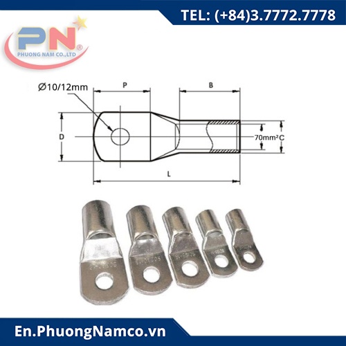 SC6 Tinned Copper Cable Lugs