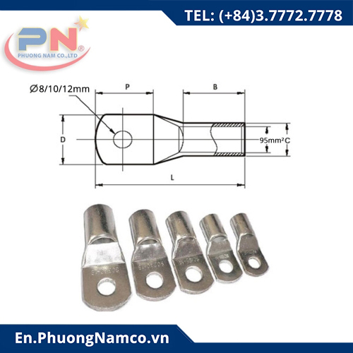 SC95 Tinned Copper Cable Lugs