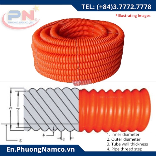 HDPE Twisted Pipe 30/40