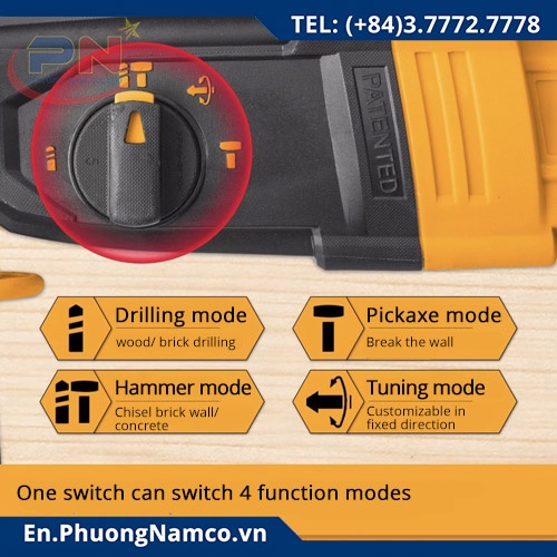 INGCO Rotary Hammer Drill 28mm 950w RGH9528