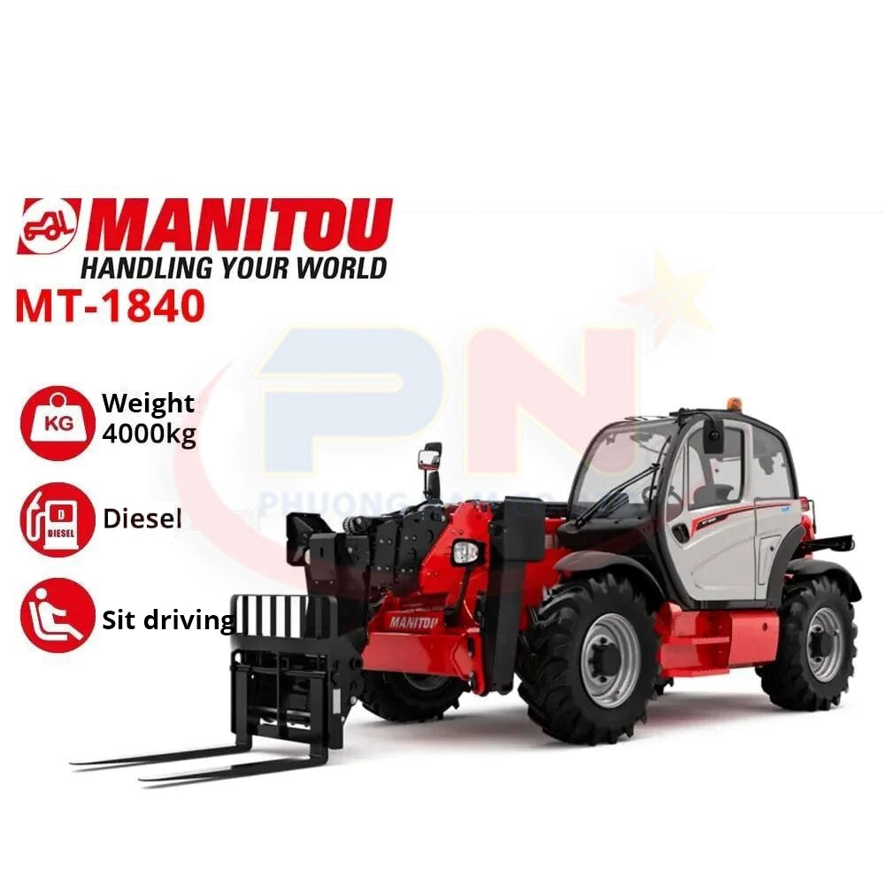 Manitou MT-1840 Multi-purpose Forklift 4 Ton For Rental