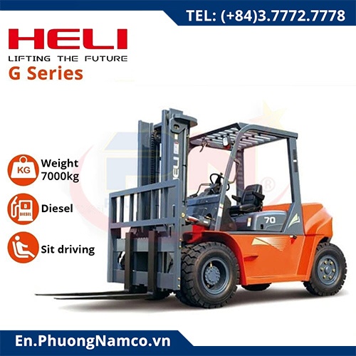 HELI G Series Forklift 7 Ton - For Rental