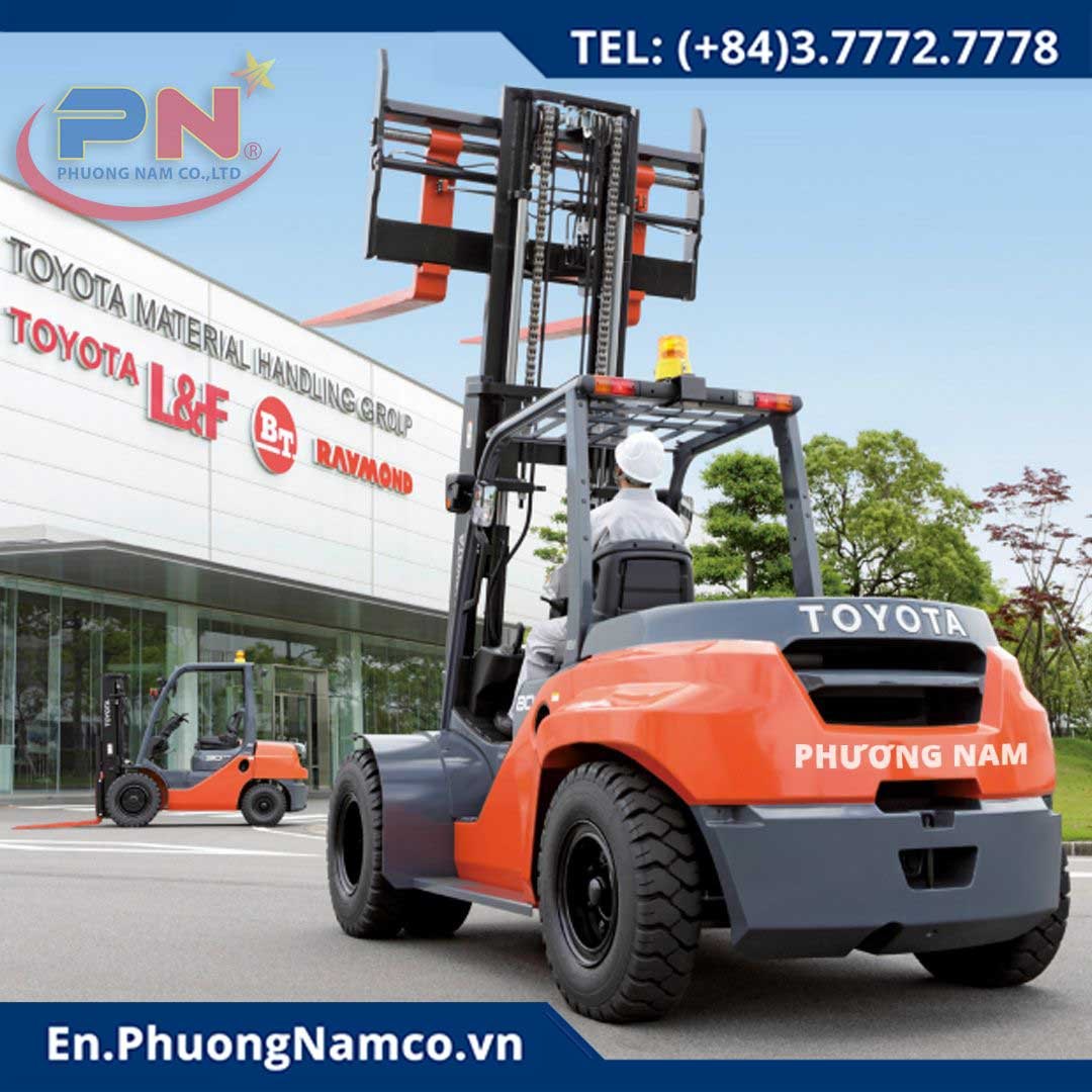 For Rental TOYOTA 8FD80 Forklifts- 8 Ton