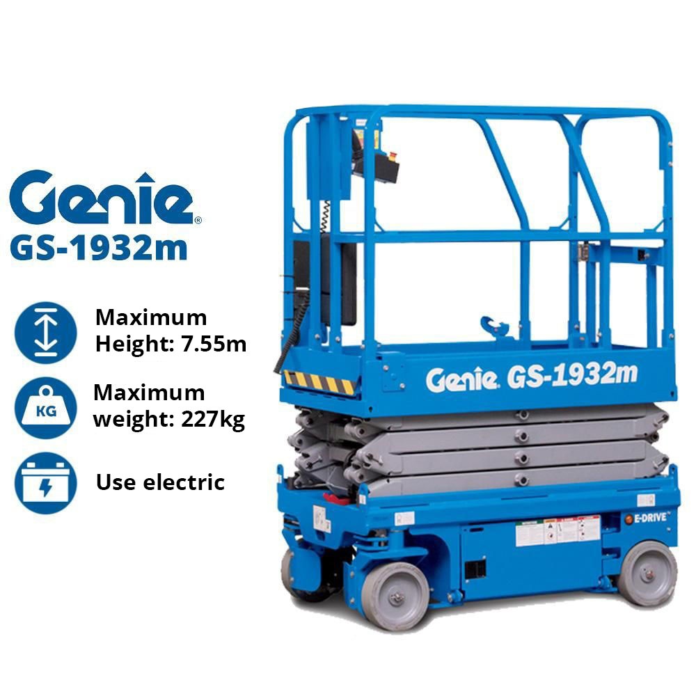 GENIE GS 1932M E-DRIVE Scissor Forklift Rental