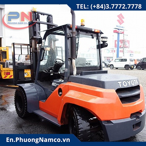 For Rental TOYOTA 8FD80 Forklifts- 8 Ton