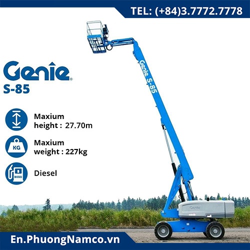 S-BOOM GENIE S-85 – 28M Forklift Rental