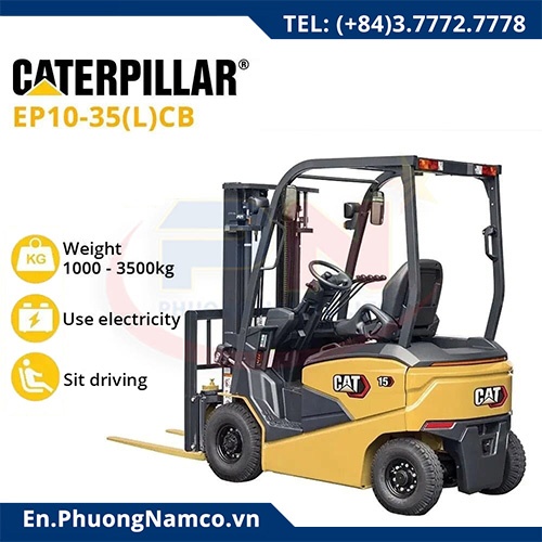 CAT EP10-35(L)CB Forklift For Rental 10-35 Ton