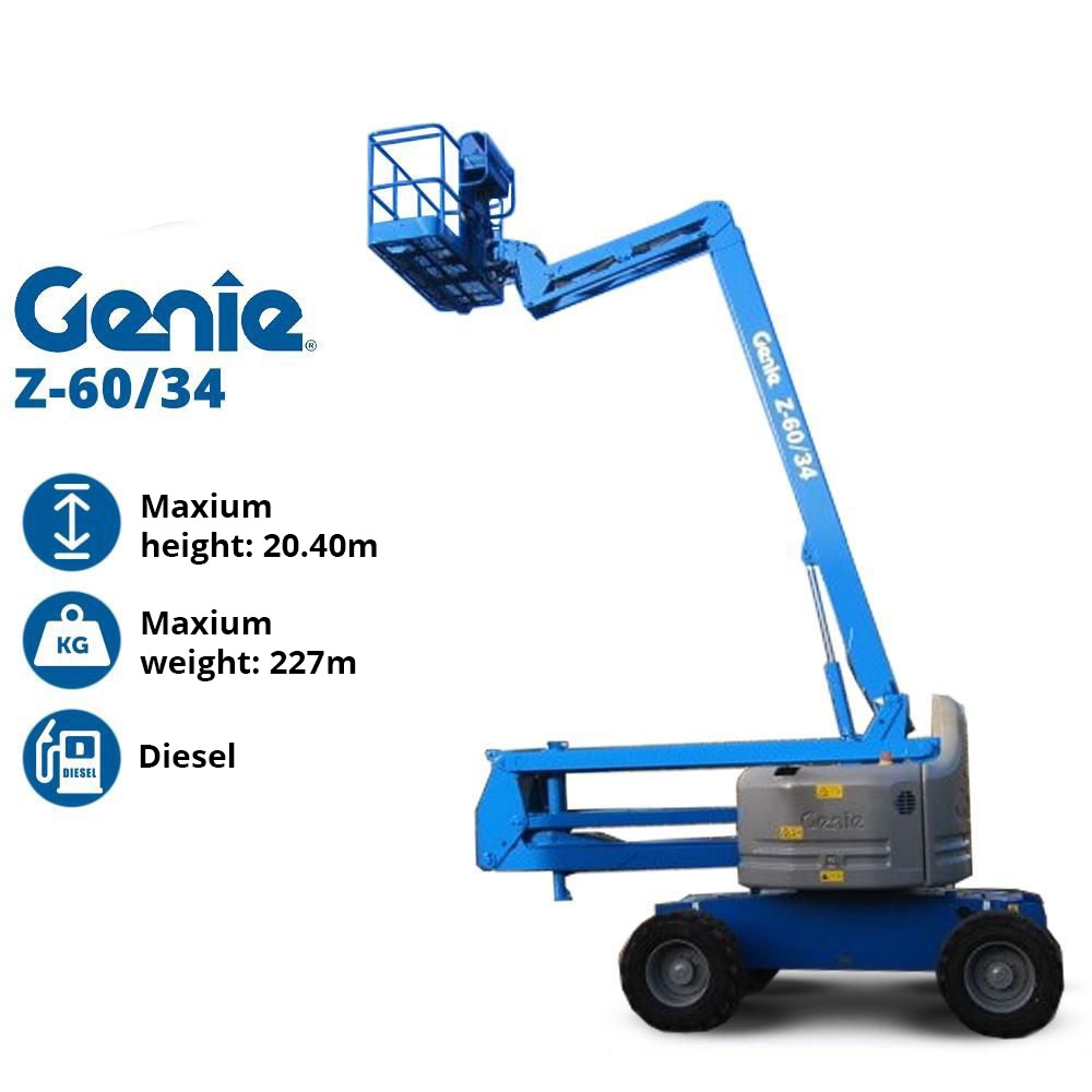 GENIE Z-BOOM 60/34 – 20M Forklift For Rental