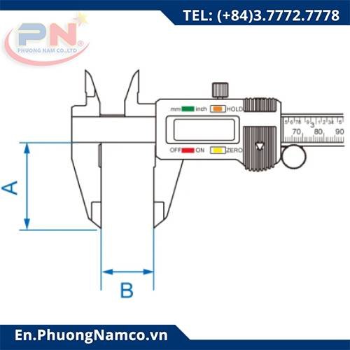 Electronic Caliper 150mm Kingtony 77141-06