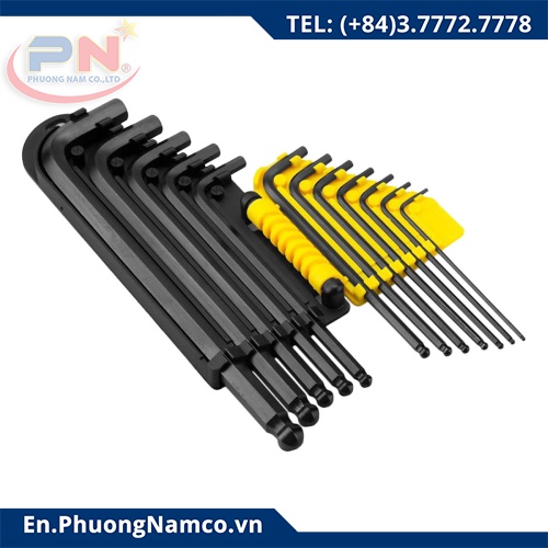 Hex Key Set, 12PCS, Imperial, L/Arm 69-257