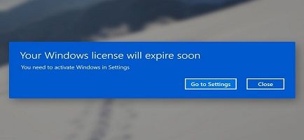 CÁCH TẮT THÔNG BÁO VÀ SỬA LỖI “YOUR WINDOWS LICENSE WILL EXPIRE SOON” TRÊN WINDOW 10