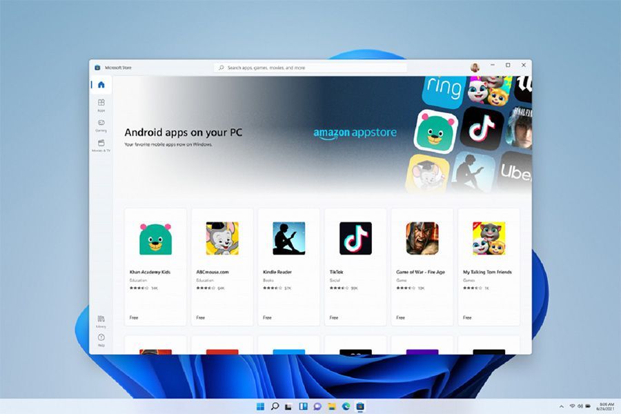 Các ứng dụng Android có thể chạy trên Windows 11