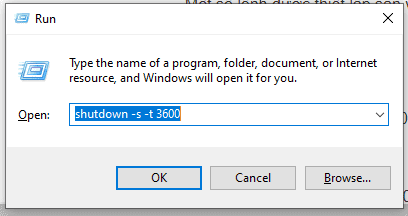 Cách hẹn giờ tắt máy tính trên windows