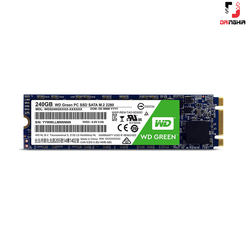 Ổ cứng SSD Western Green 240GB M2 sata