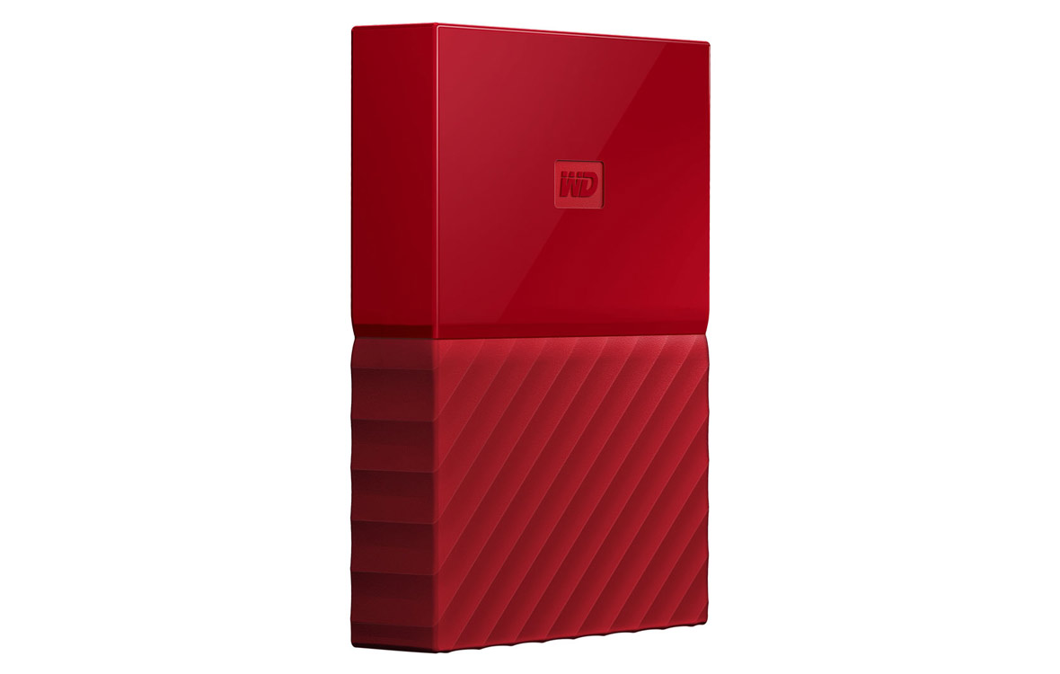 Ổ cứng gắn ngoài WD My Passport 4TB 2.5" USB 3.0 Đỏ WDBYFT0040BRD