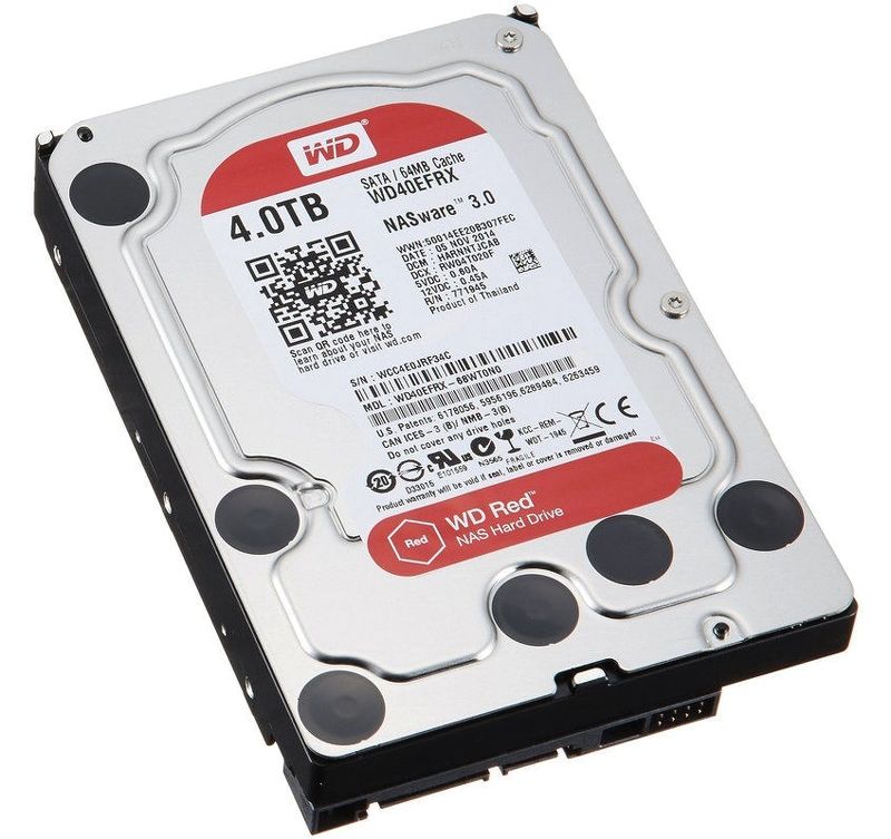 Ổ cứng HDD Western Caviar Red 4TB 3.5" 5400RPM, SATA3 6Gb/s, 64MB Cache