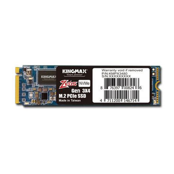 SSD Kingmax PX3480 256Gb PCIe NVMe Gen 3.0x4 M2.2280