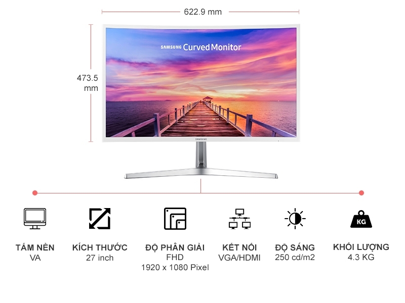 Màn hình Samsung LC27F397 27 inch