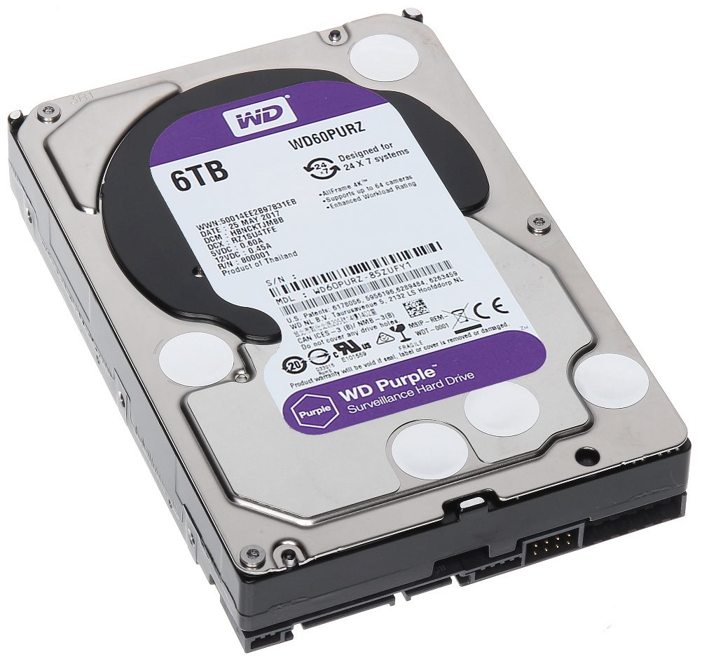 HDD WD Purple 6TB WD60PURZ