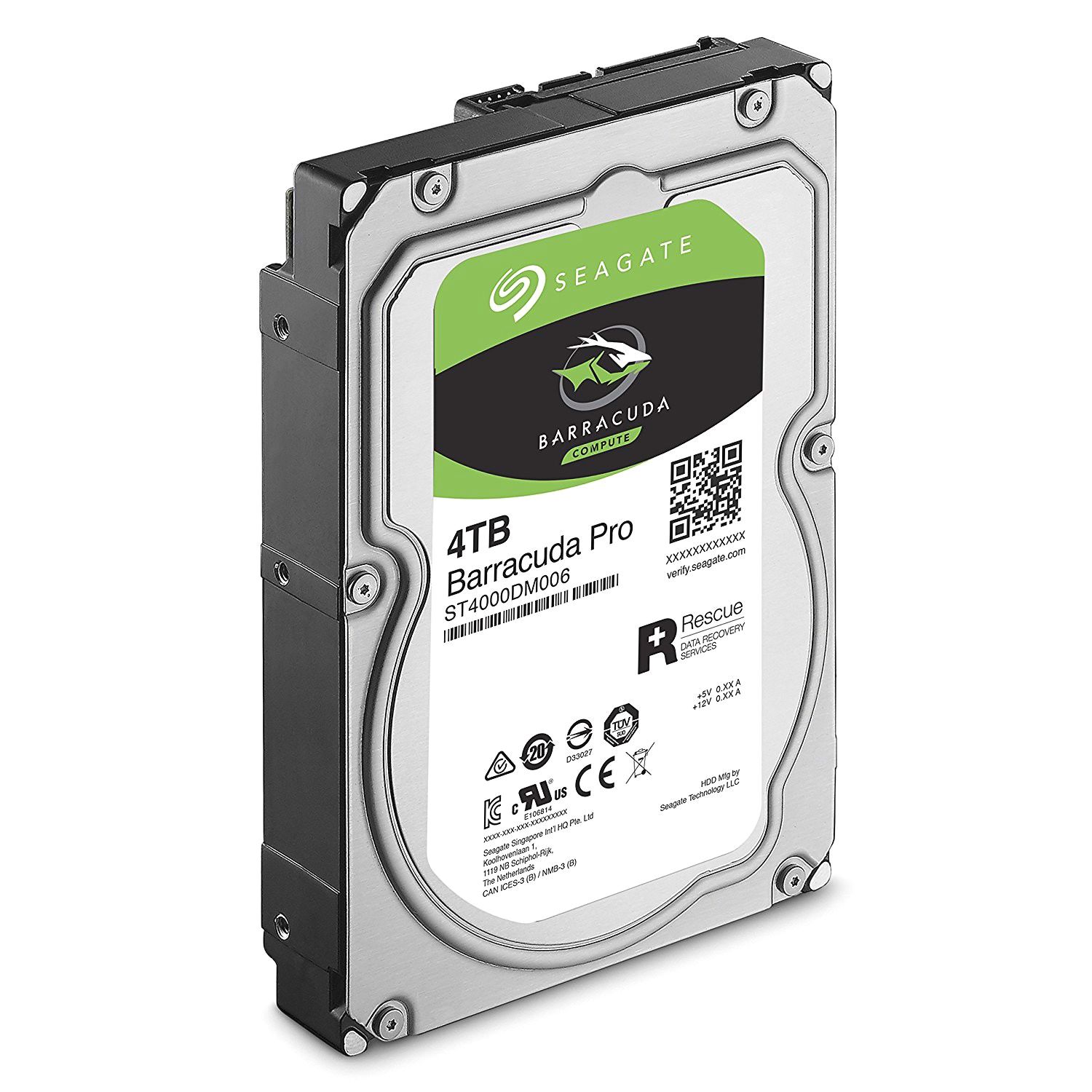 Ổ cứng HDD Seagate Barracuda Pro 4TB 3.5" 7200RPM, SATA3 6GB/s, 128MB Cache - (T4000DM006)