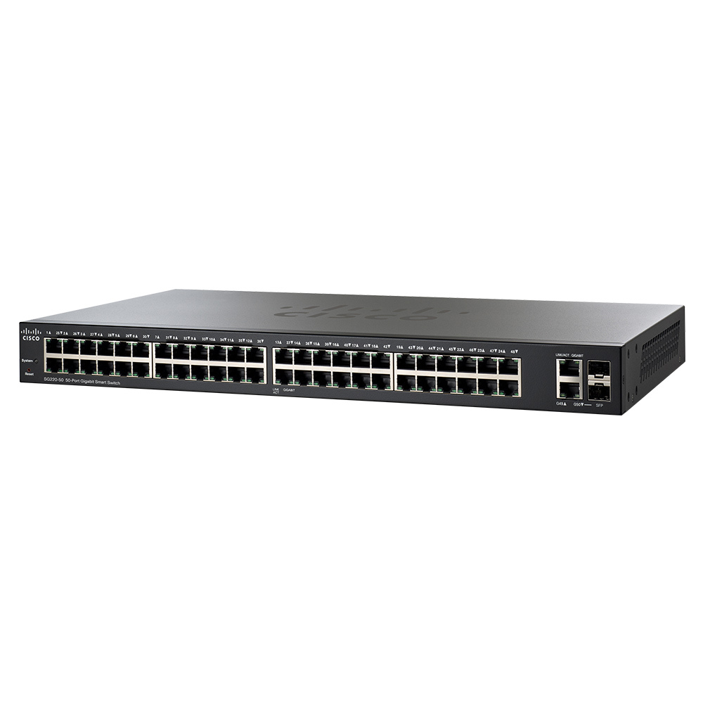 Thiết bị chia mạng Cisco SG220-50P-K9-EU POE