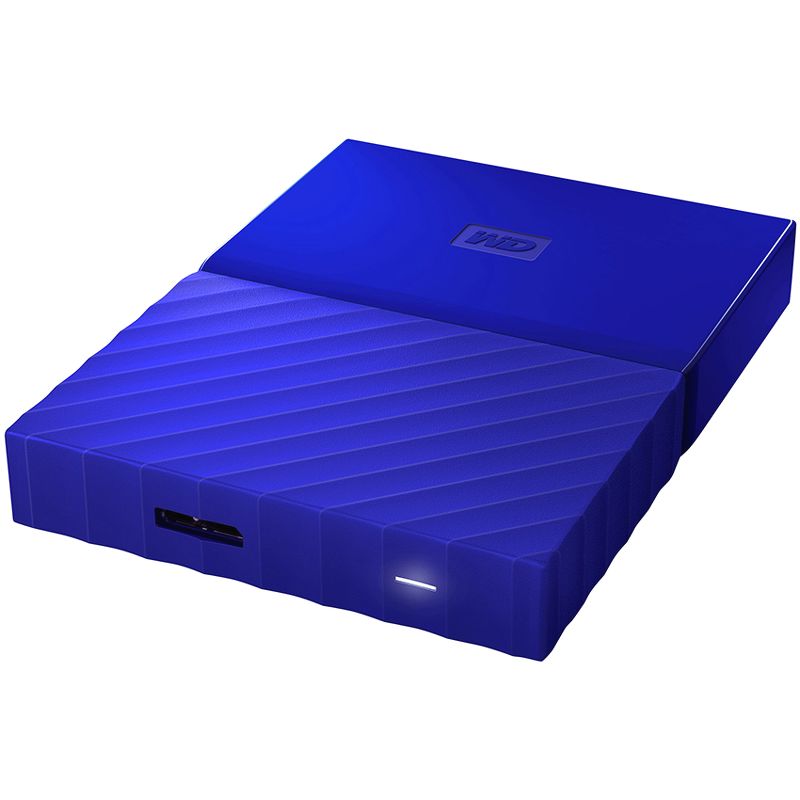 Ổ cứng gắn ngoài WD My Passport 1TB 2.5" USB 3.0 Xanh WDBYNN0010BBL