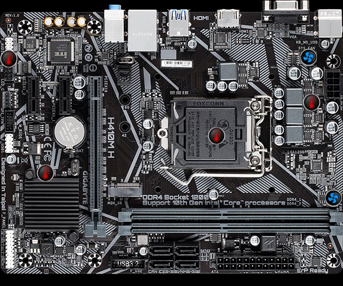 Mainboard Gigabyte H410M - H