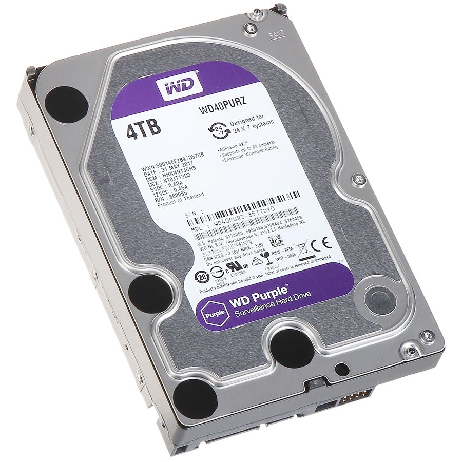 Ổ cứng WD Purple 4TB WD40PURZ