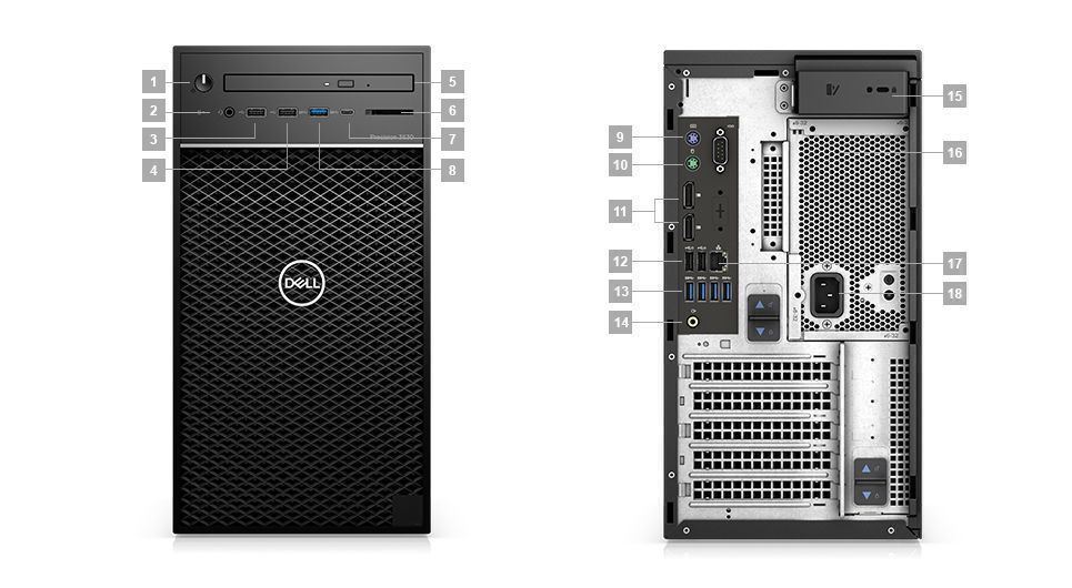 Máy trạm DELL PRECISION TOWER 3630 (42PT3630D01)