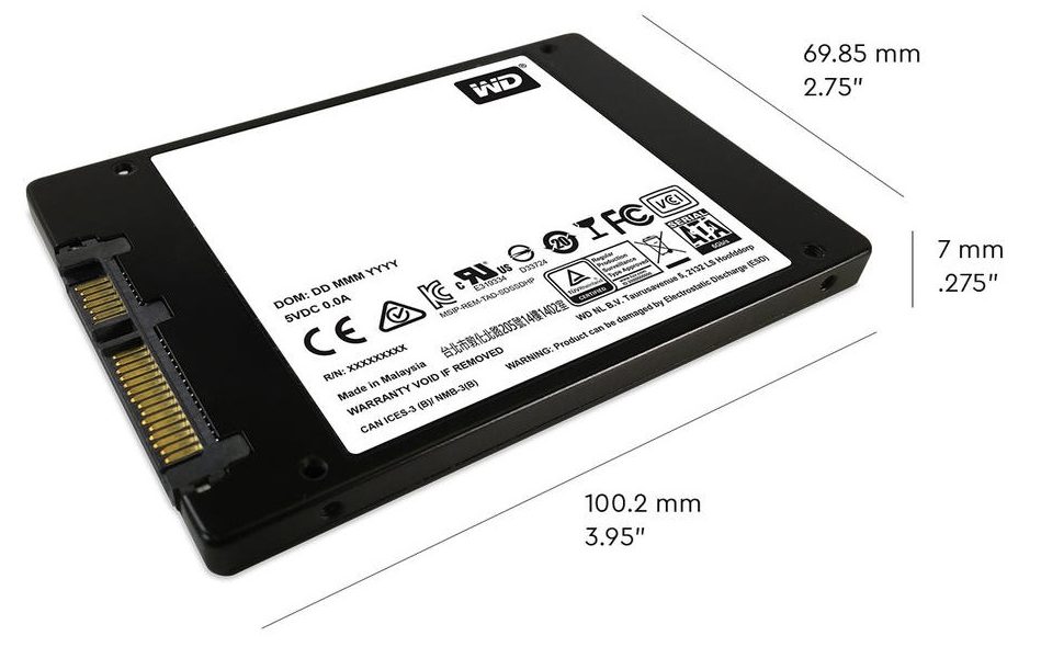 Ổ cứng SSD WD Blue 500GB WDS500G2B0A SATA 2.5 inch