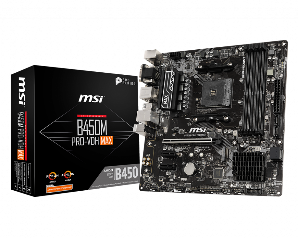 Mainboard MSI B450M PRO VDH MAX