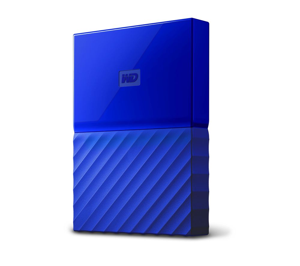 Ổ cứng gắn ngoài WD My Passport 2TB 2.5" USB 3.0 Xanh WDBS4B0020BBL-WESN