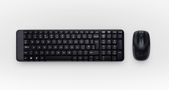 Bộ phím chuột Logitech không dây MK220