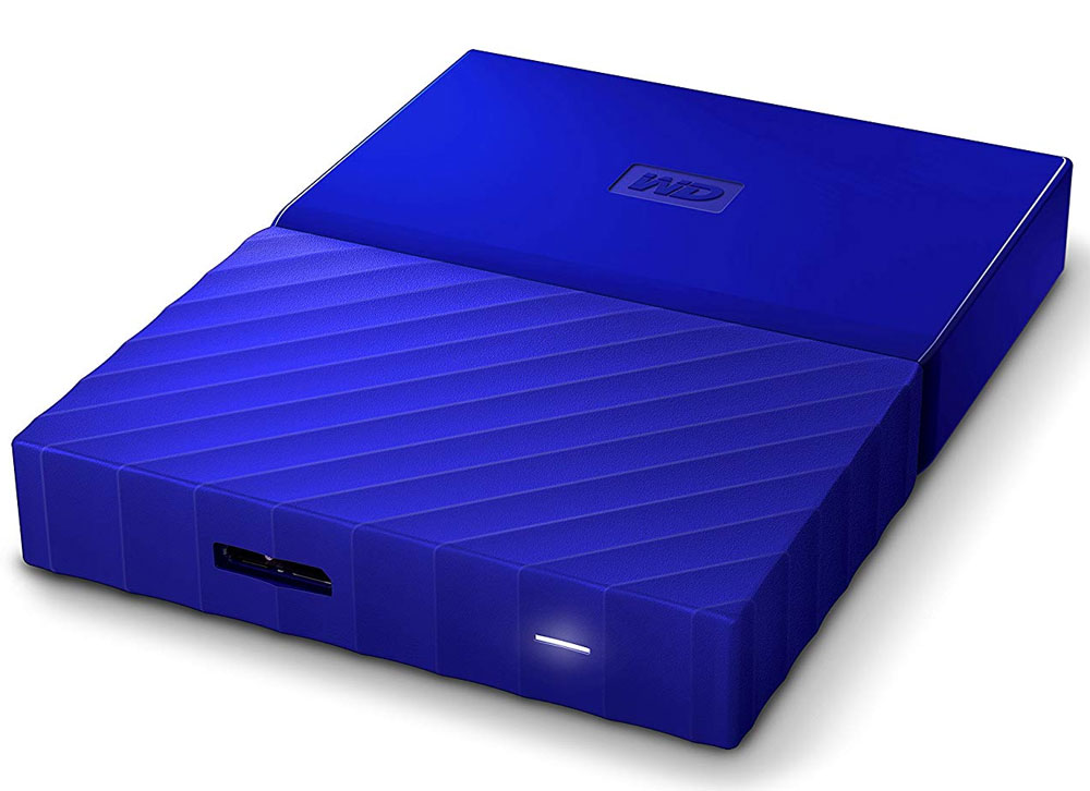 Ổ cứng gắn ngoài WD My Passport 2TB 2.5" USB 3.0 Xanh WDBS4B0020BBL-WESN