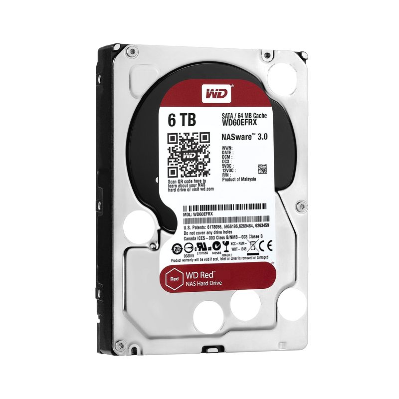 Ổ cứng HDD WD RED 6TB 256MB Cache 5400RPM (WD60EFAX)