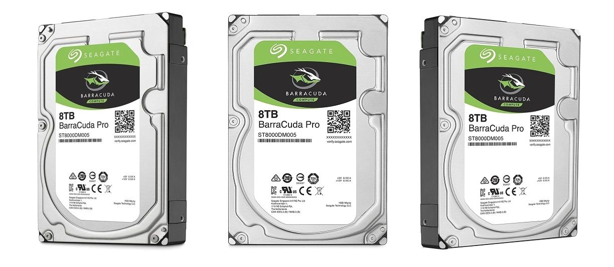 Ổ cứng HDD Seagate Barracuda Pro Hard Drive 8TB 3.5'' 7200RPM Sata3 6GB/s 256MB cache  (ST80000DM004)