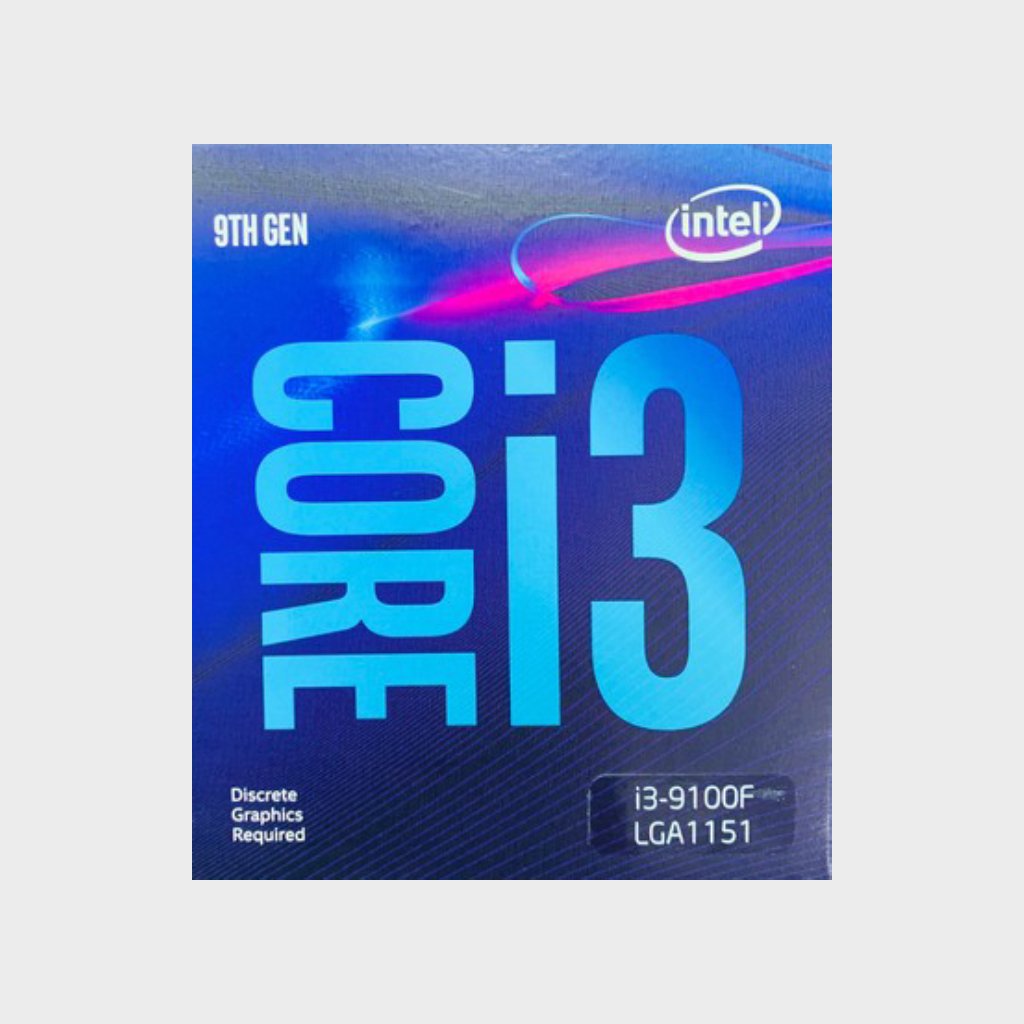 CPU Intel Core i3 -9100F